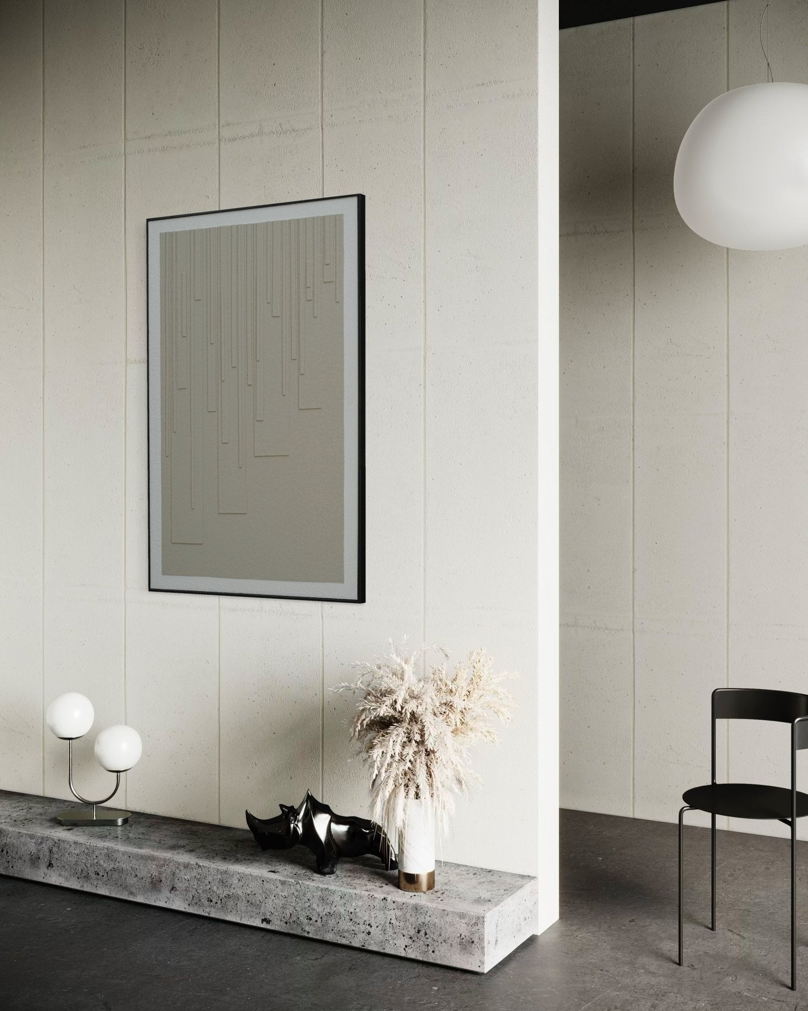 Linear Calm 82×122cm - | Bella Home Art