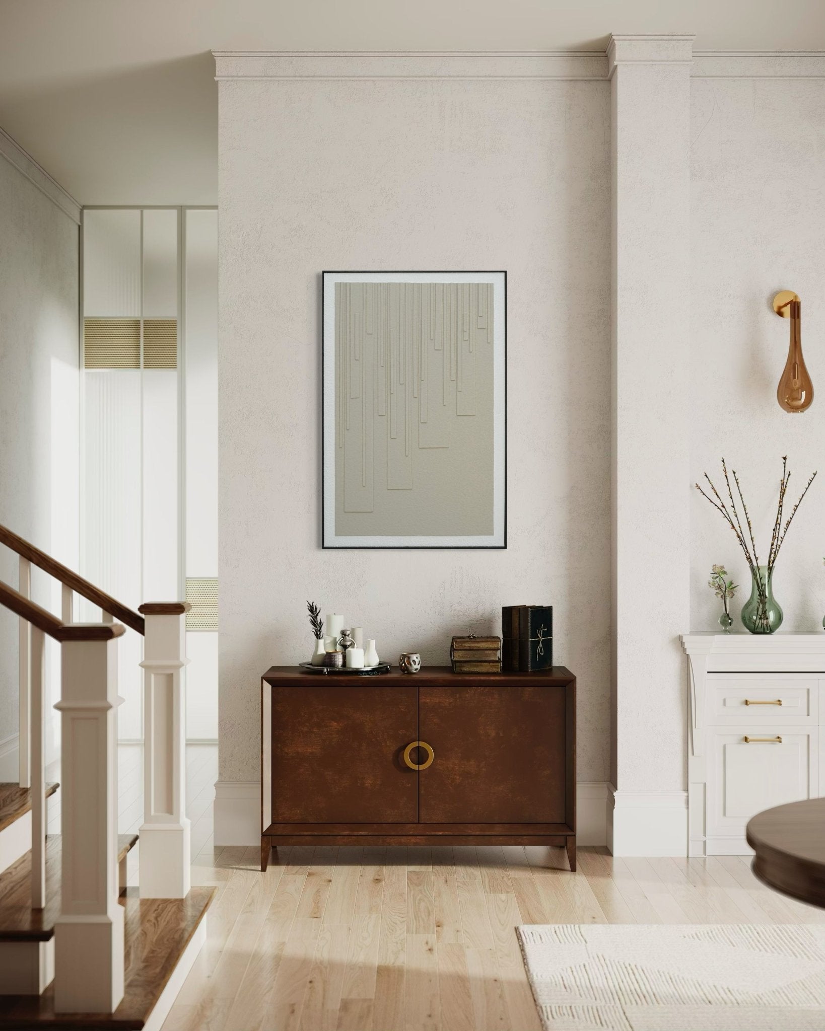 Linear Calm 82×122cm - | Bella Home Art