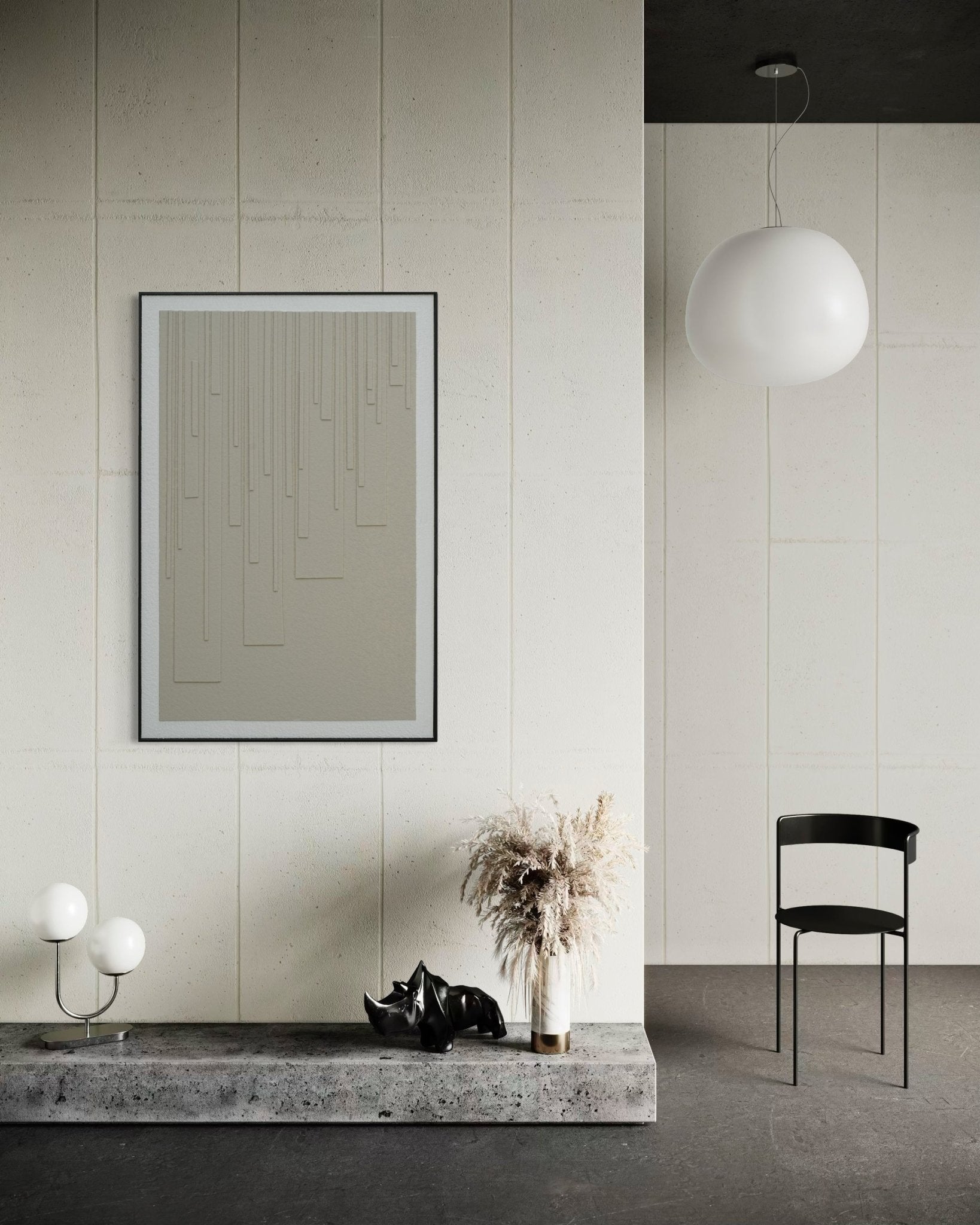 Linear Calm 82×122cm - | Bella Home Art