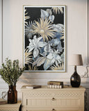 Midnight Bloom Garden - 01 82×122cm - | Bella Home Art