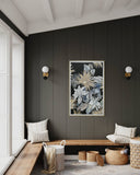 Midnight Bloom Garden - 01 82×122cm - | Bella Home Art