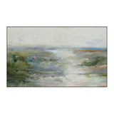 Morning Mist over the Valley 85×51cm - Hand - Painted Oil Painting | Bella Home Art
