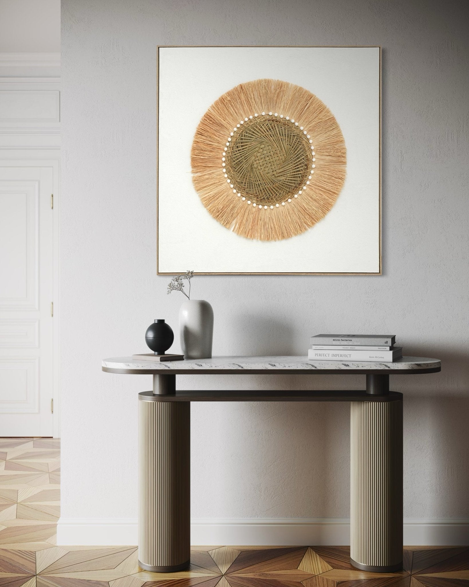 Natural Sun Halo 102×102cm - | Bella Home Art