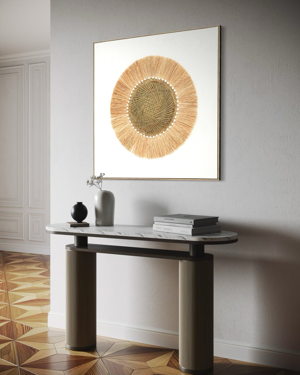 Natural Sun Halo 102×102cm - | Bella Home Art