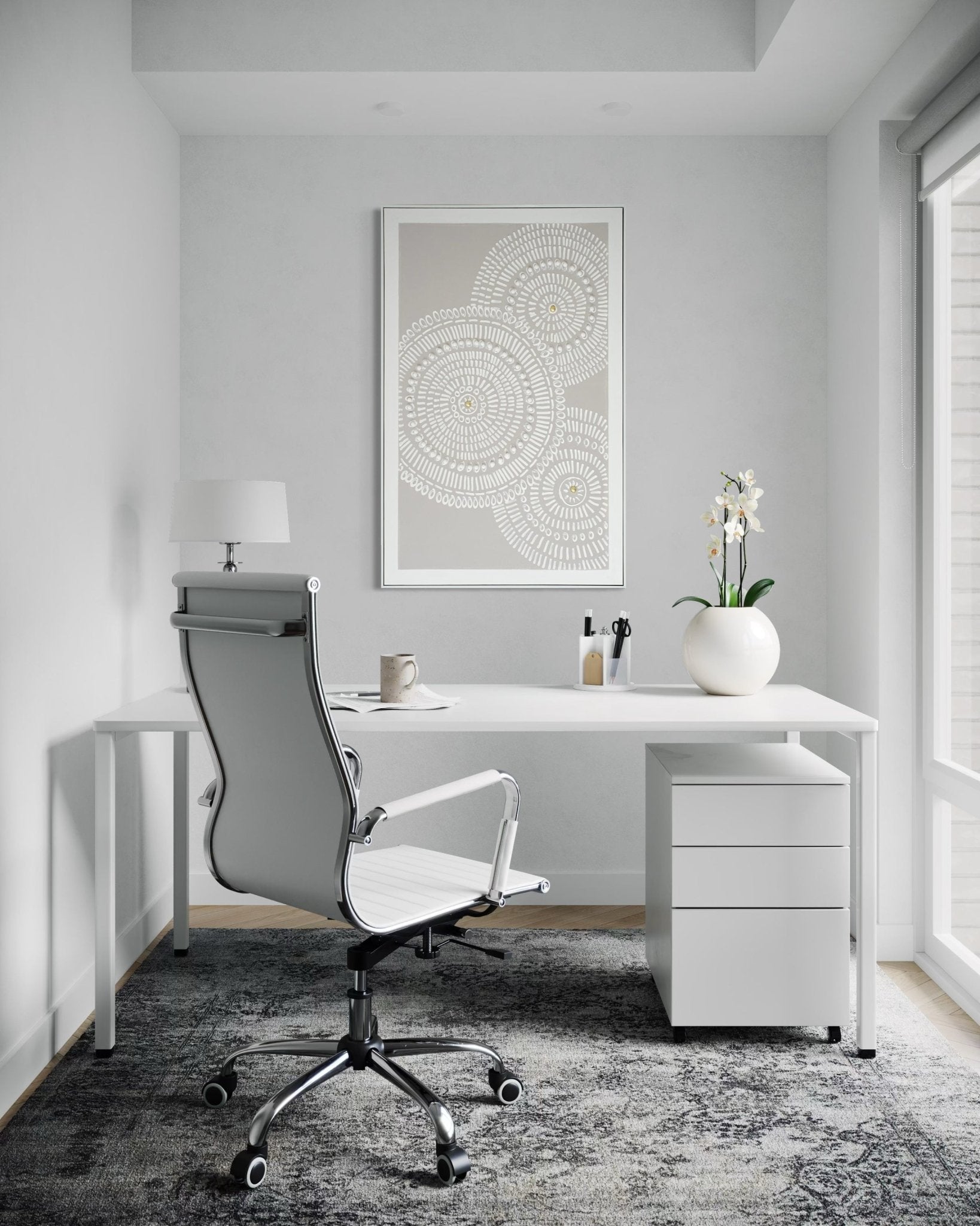 Radiant Circles 82×122cm – artwork detail 7