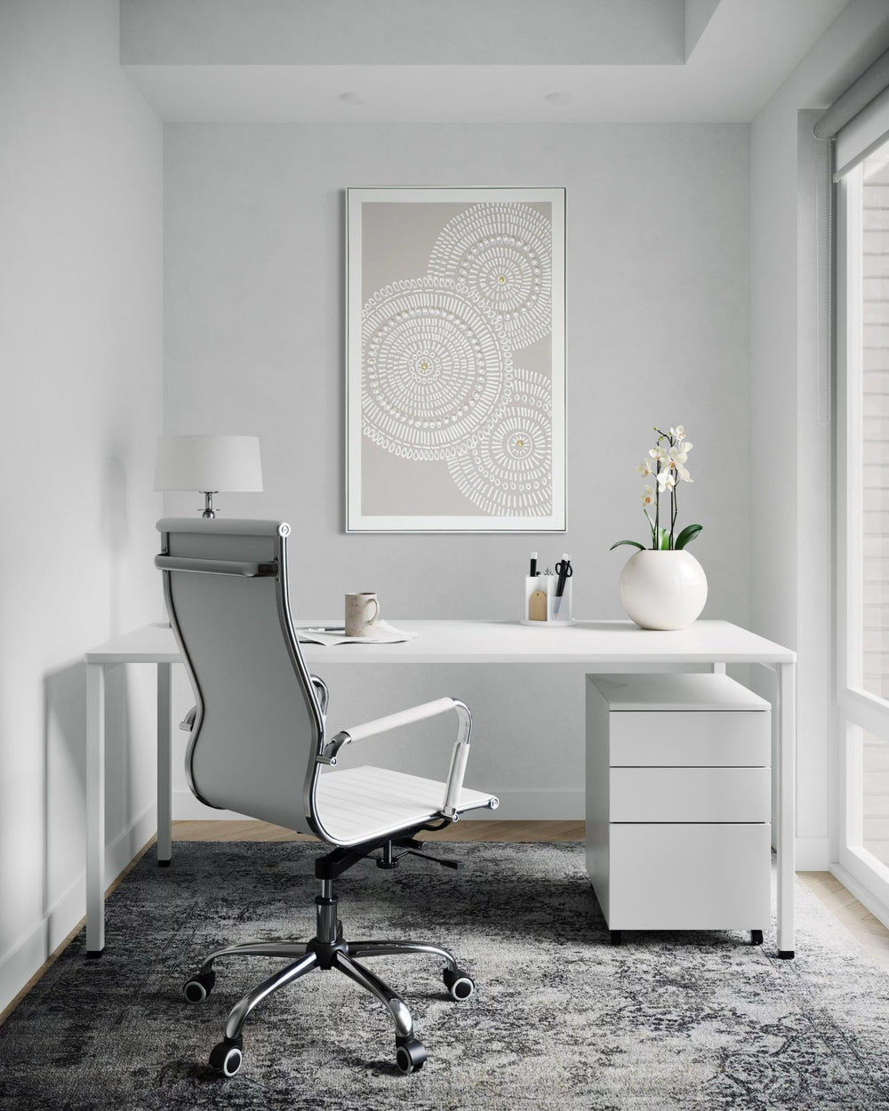 Radiant Circles 82×122cm – artwork detail 7