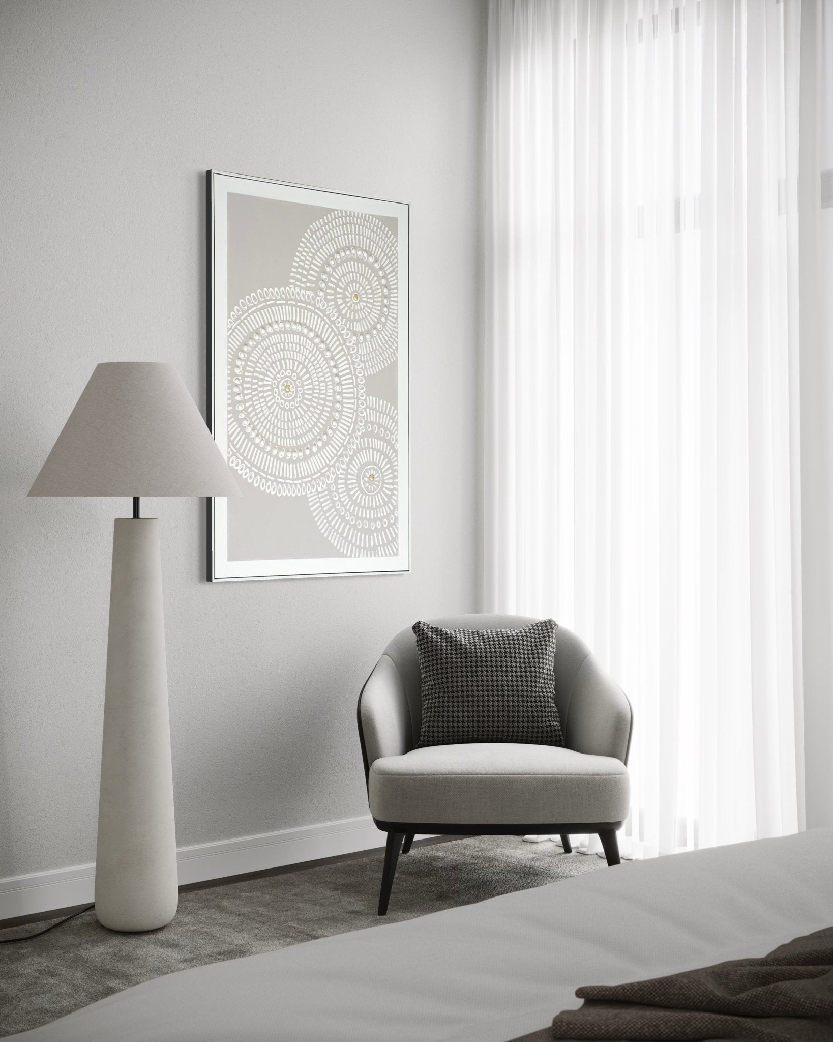 Radiant Circles 82×122cm – artwork detail 10