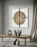 Radiant Horizon 4 - Panel 140×140cm - | Bella Home Art