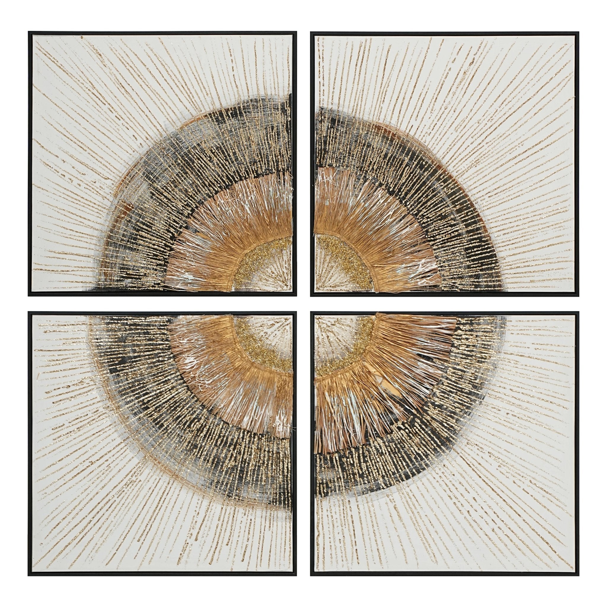 Radiant Horizon 4 - Panel 140×140cm - | Bella Home Art