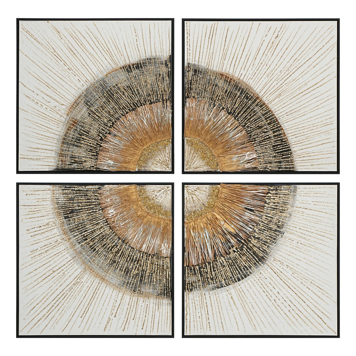 Radiant Horizon 4 - Panel 140×140cm - | Bella Home Art