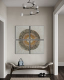 Radiant Horizon 4 - Panel 140×140cm - | Bella Home Art