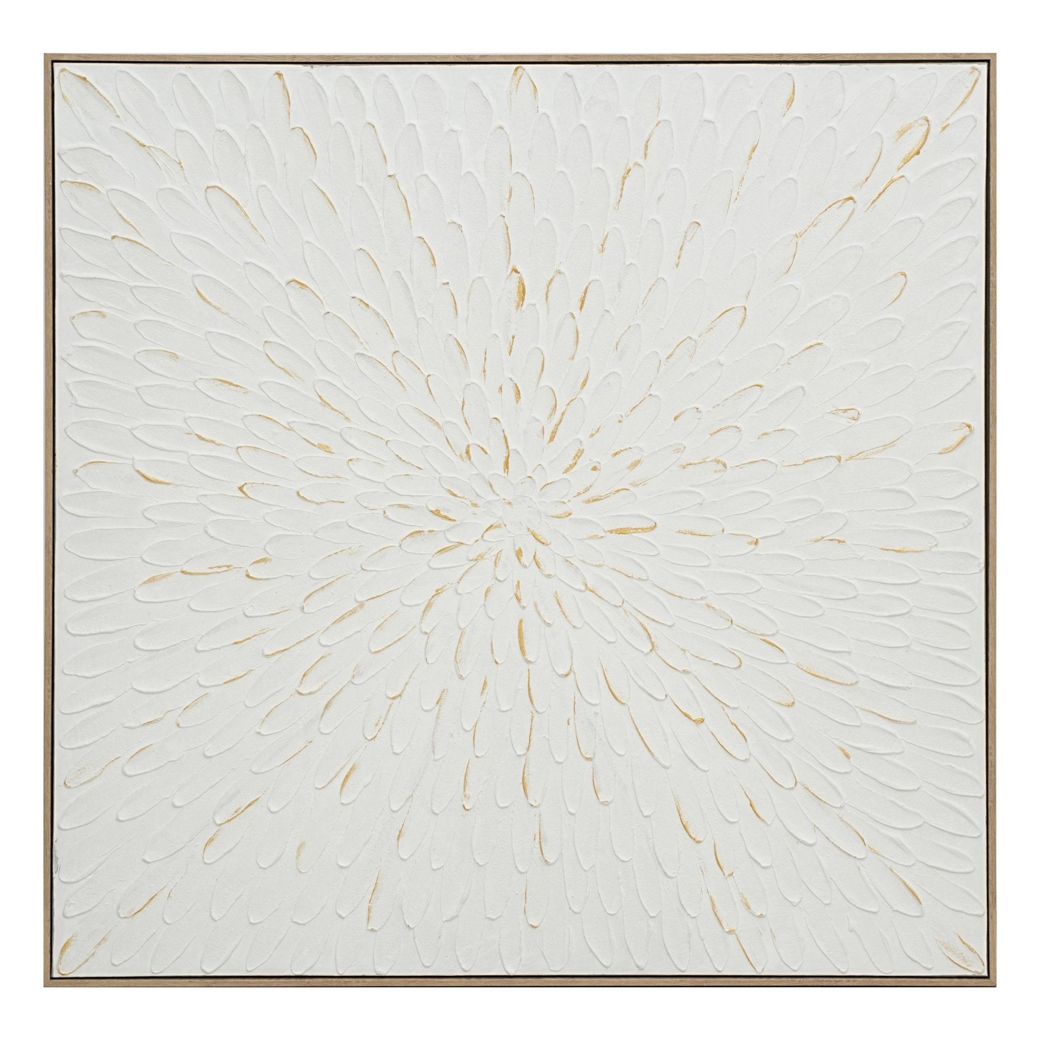 Radiant Texture Bloom 102×102cm - | Bella Home Art