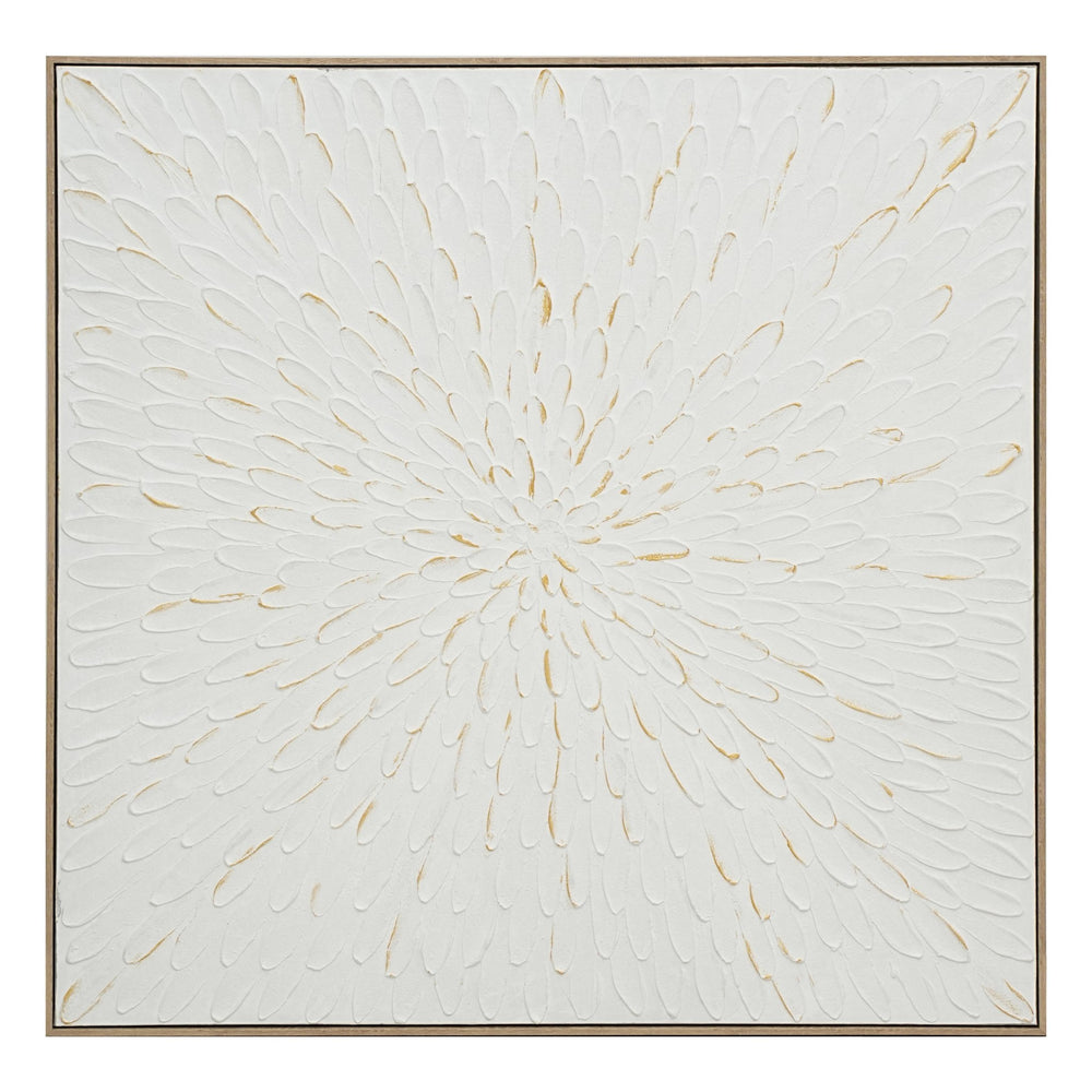 Radiant Texture Bloom 102×102cm - | Bella Home Art