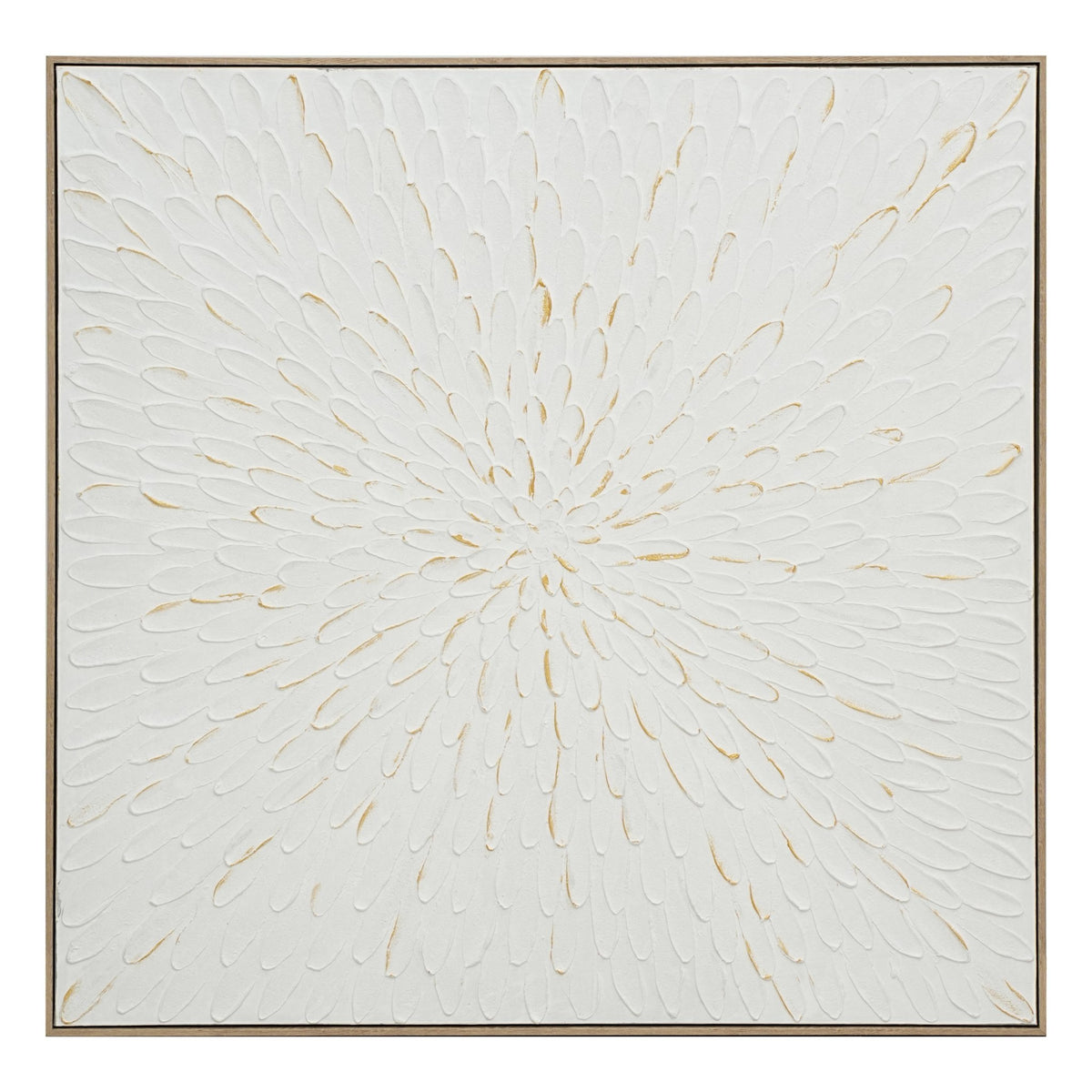 Radiant Texture Bloom 102×102cm - | Bella Home Art