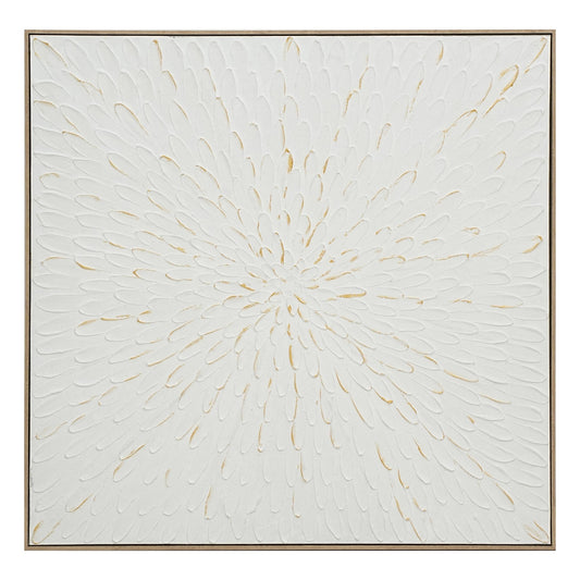 Radiant Texture Bloom 102×102cm - | Bella Home Art