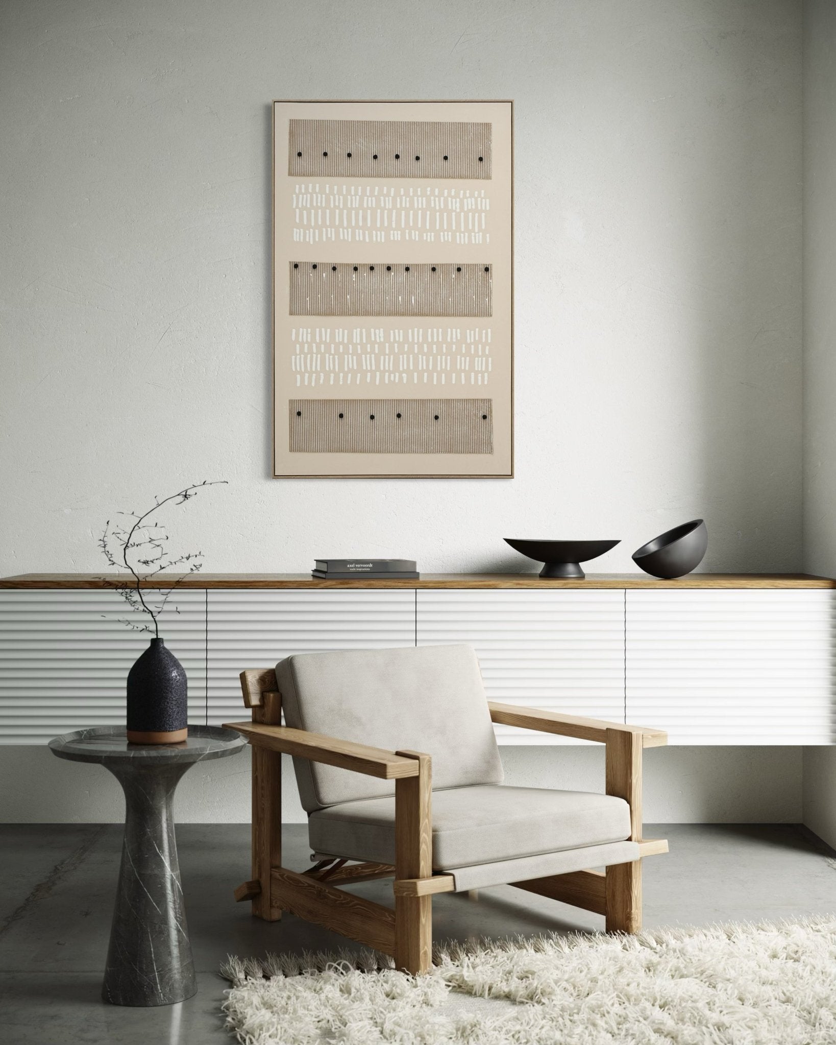 Rhythmic Layers 82×122cm - | Bella Home Art