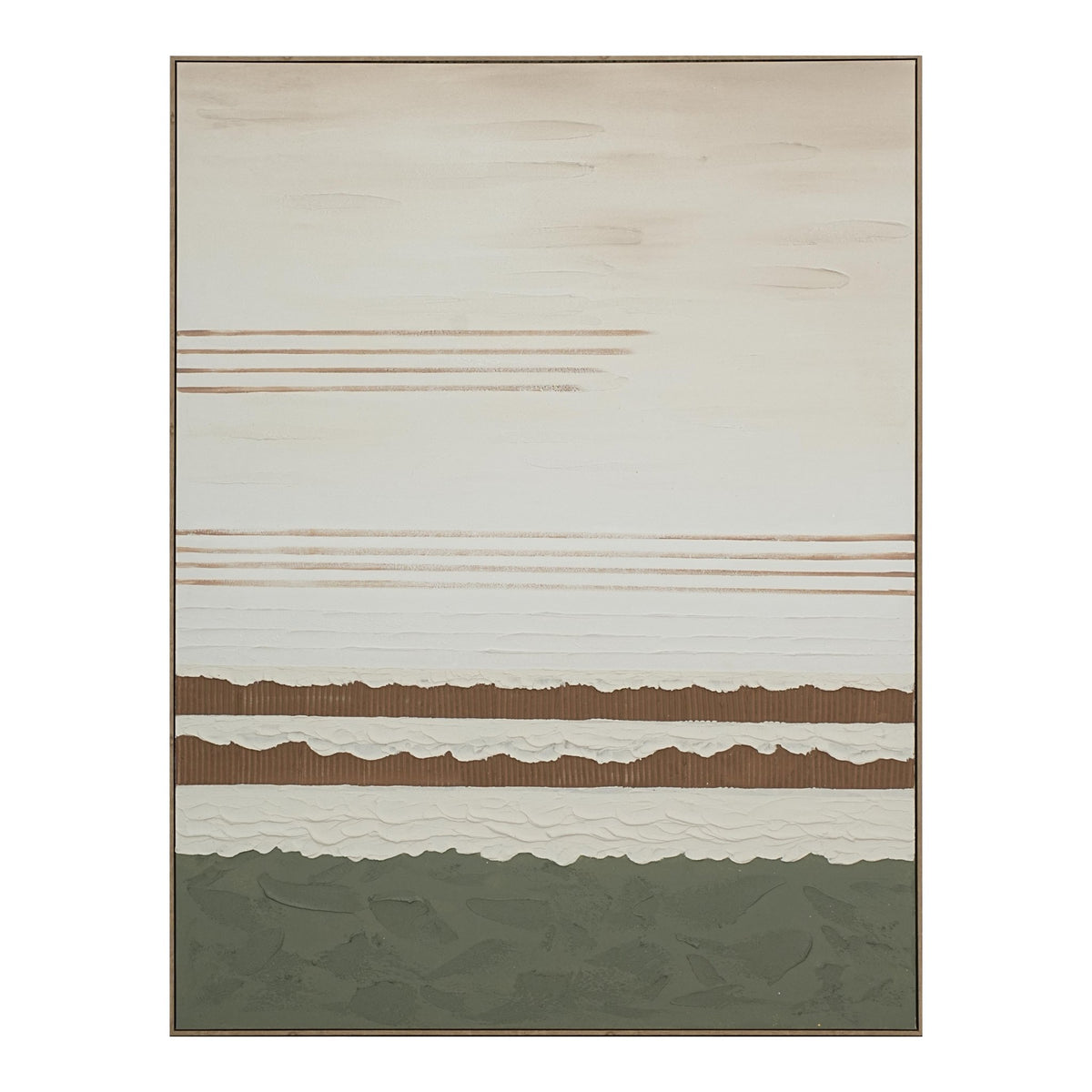 Serene Layered Horizon 164×124cm - Hand - Painted Oil Painting | Bella Home Art