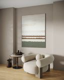 Serene Layered Horizon 164×124cm - Hand - Painted Oil Painting | Bella Home Art