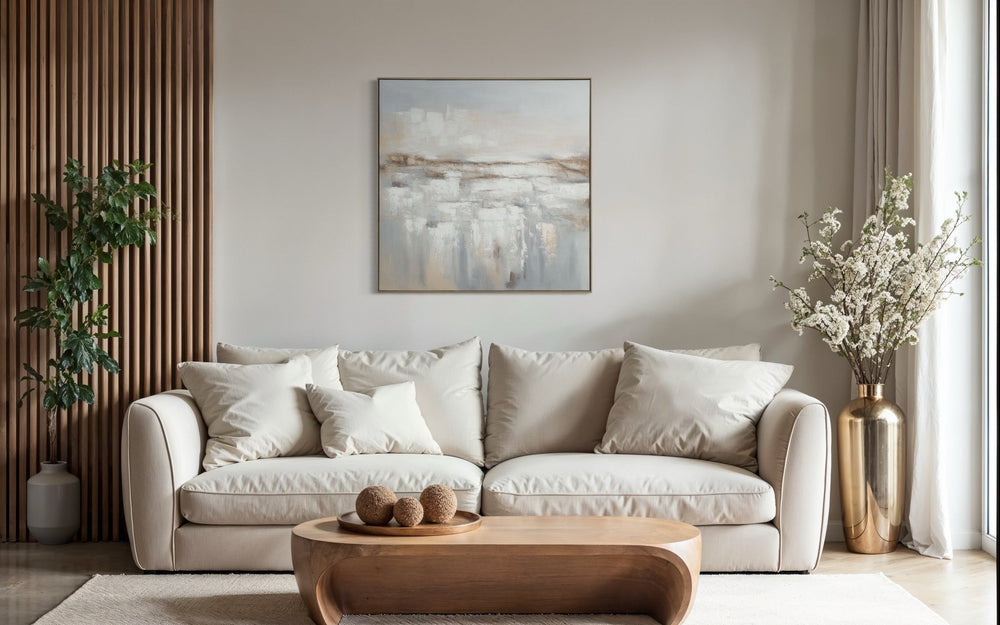 Silent Horizon 100×100cm - Hand - Painted Oil Painting | Bella Home Art