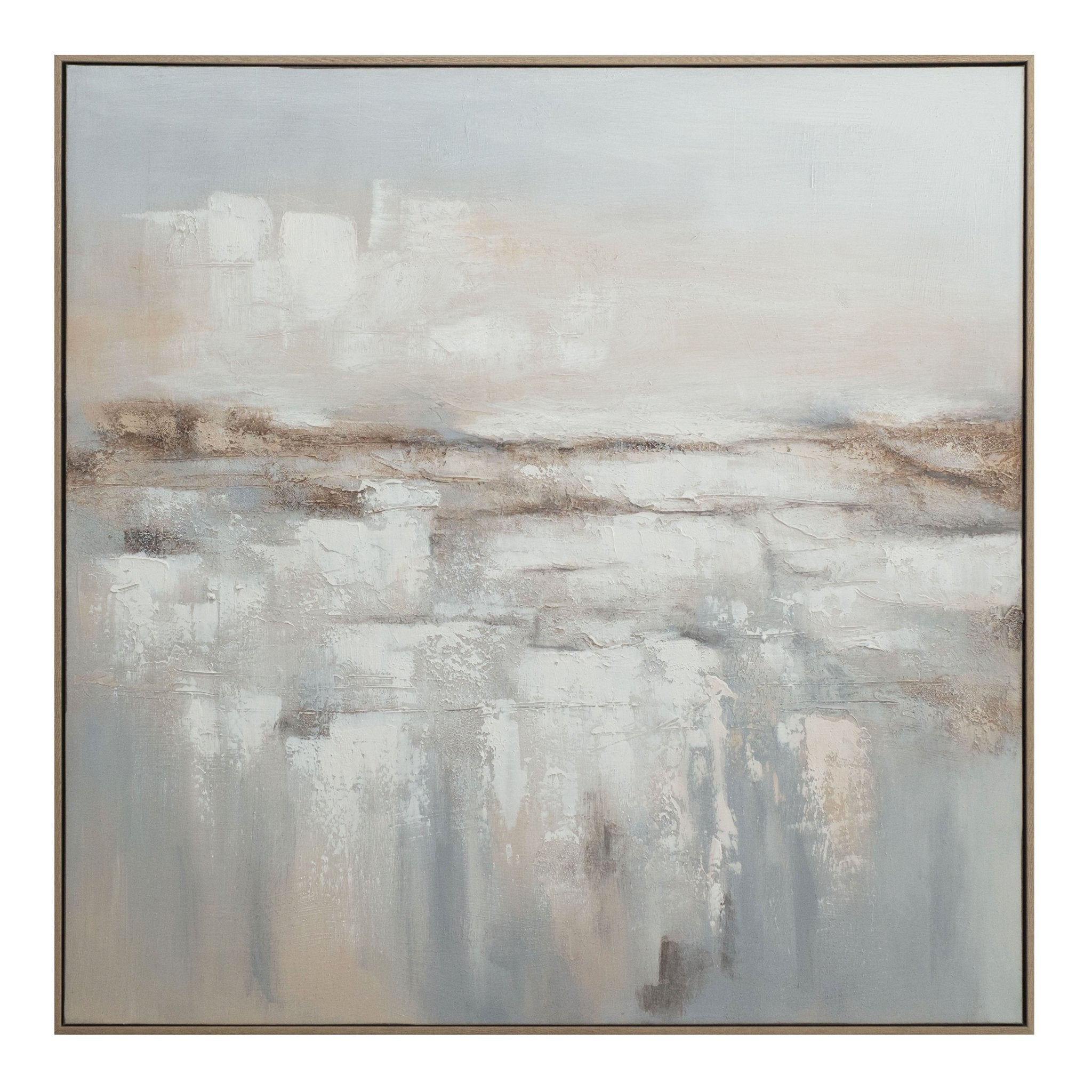 Silent Horizon 100×100cm - Hand - Painted Oil Painting | Bella Home Art