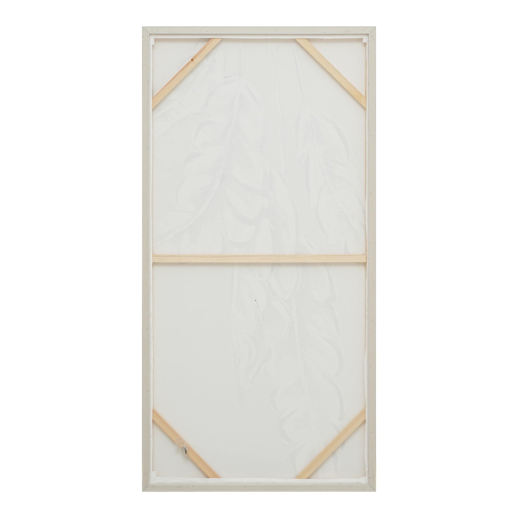 Soft Whisper Leaves 72×142cm - | Bella Home Art