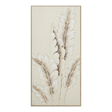 Soft Whisper Leaves 72×142cm - | Bella Home Art
