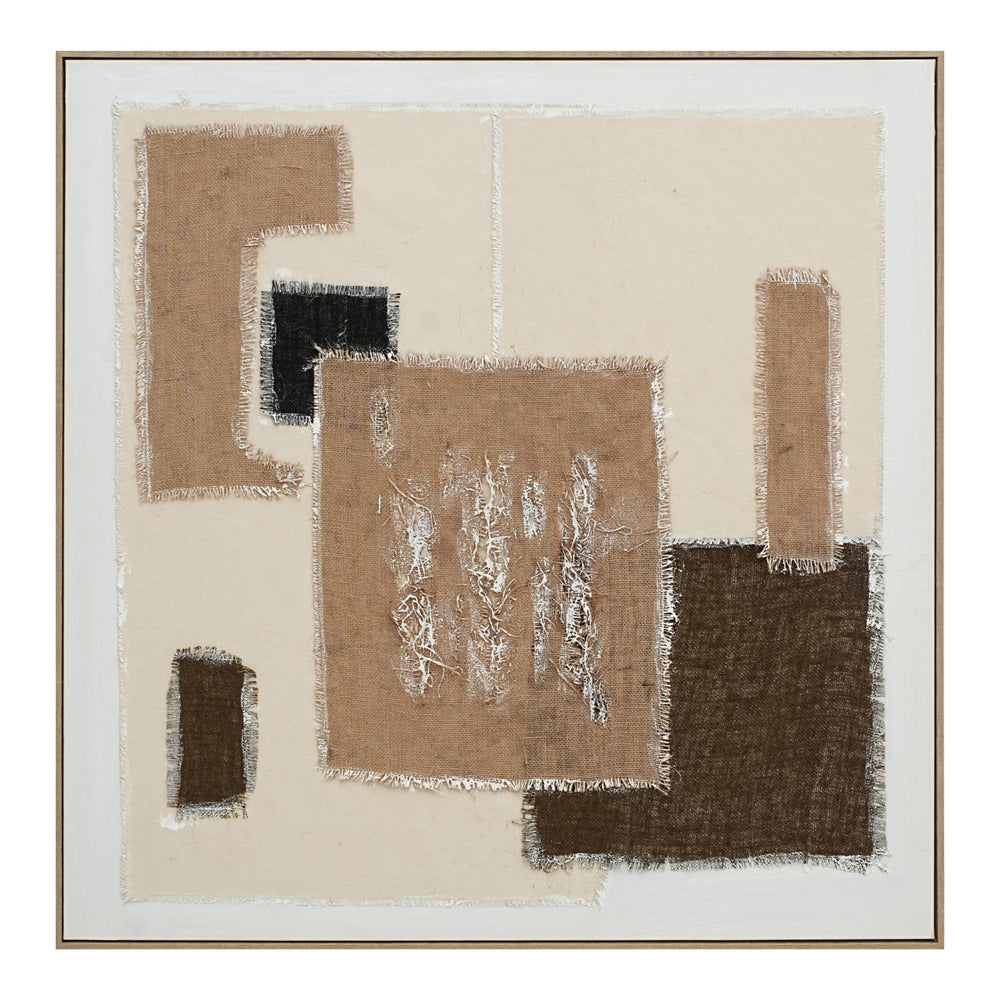 Textile Geometry - 01 102×102cm - | Bella Home Art