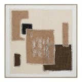 Textile Geometry - 01 102×102cm - | Bella Home Art