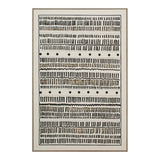 Tribal Rhythm Lines 82×122cm - Textured Wall Art | Bella Home Art