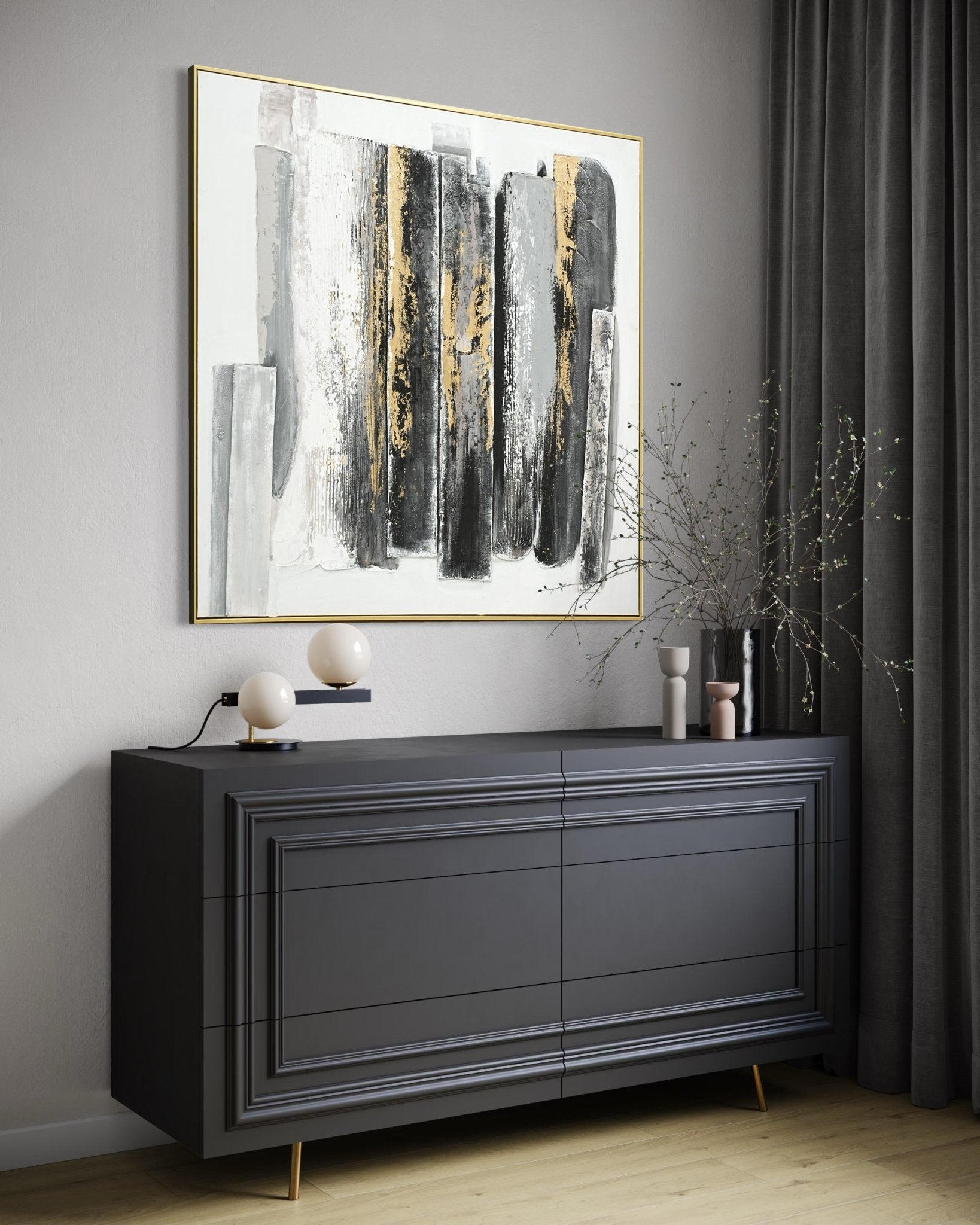 Urban Echo 102×102cm - | Bella Home Art