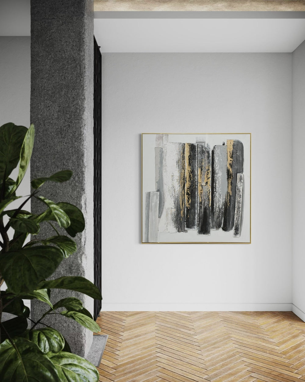 Urban Echo 102×102cm - | Bella Home Art