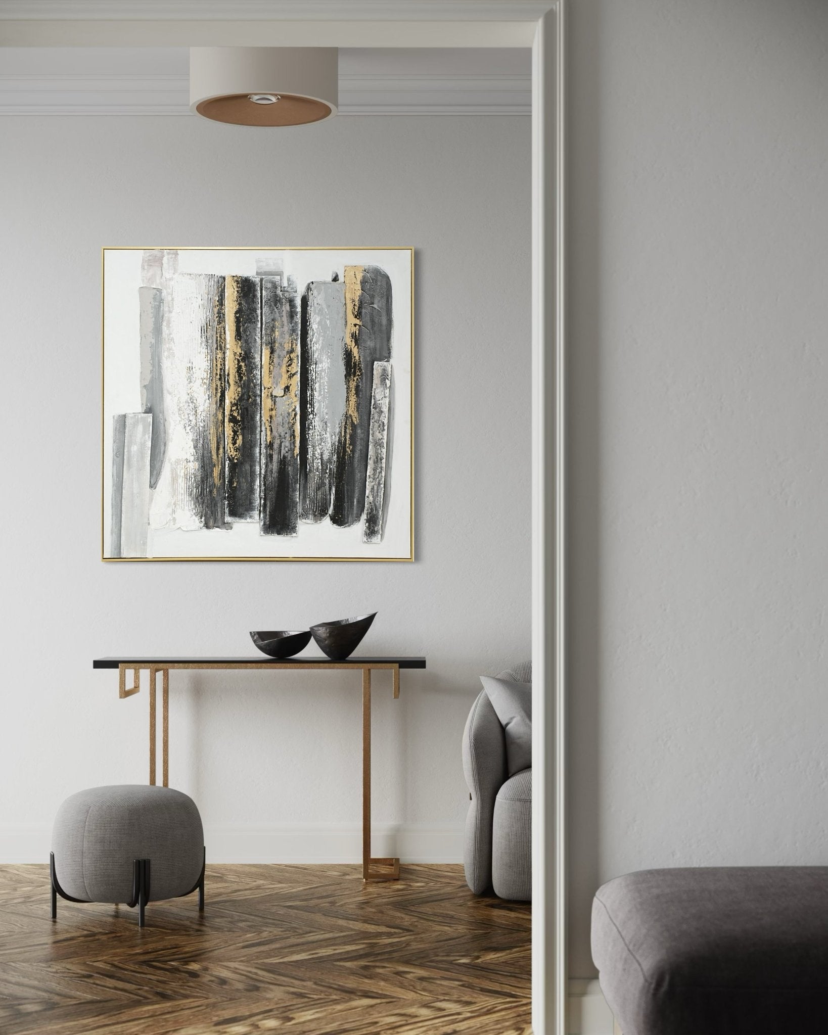 Urban Echo 102×102cm - | Bella Home Art
