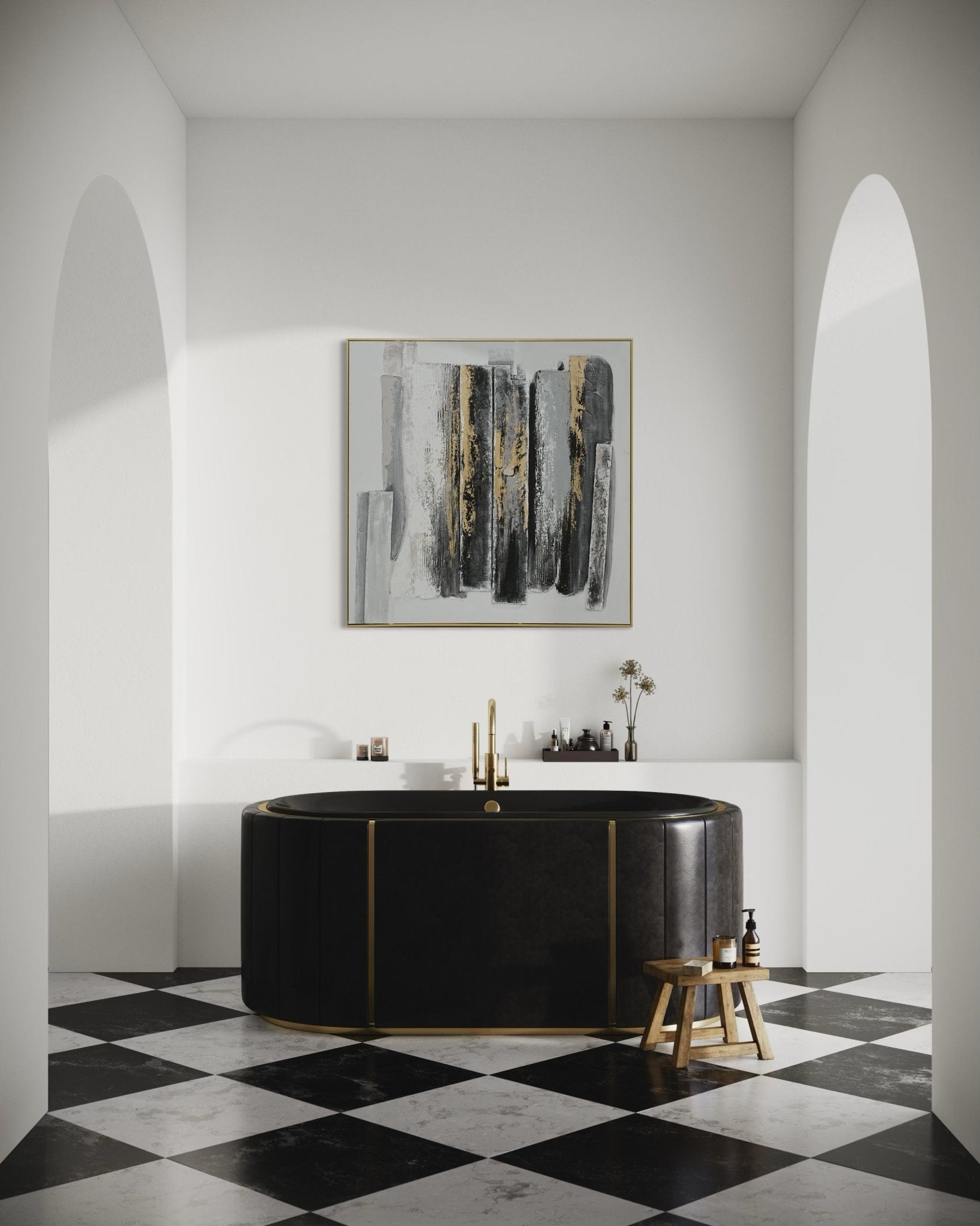 Urban Echo 102×102cm - | Bella Home Art
