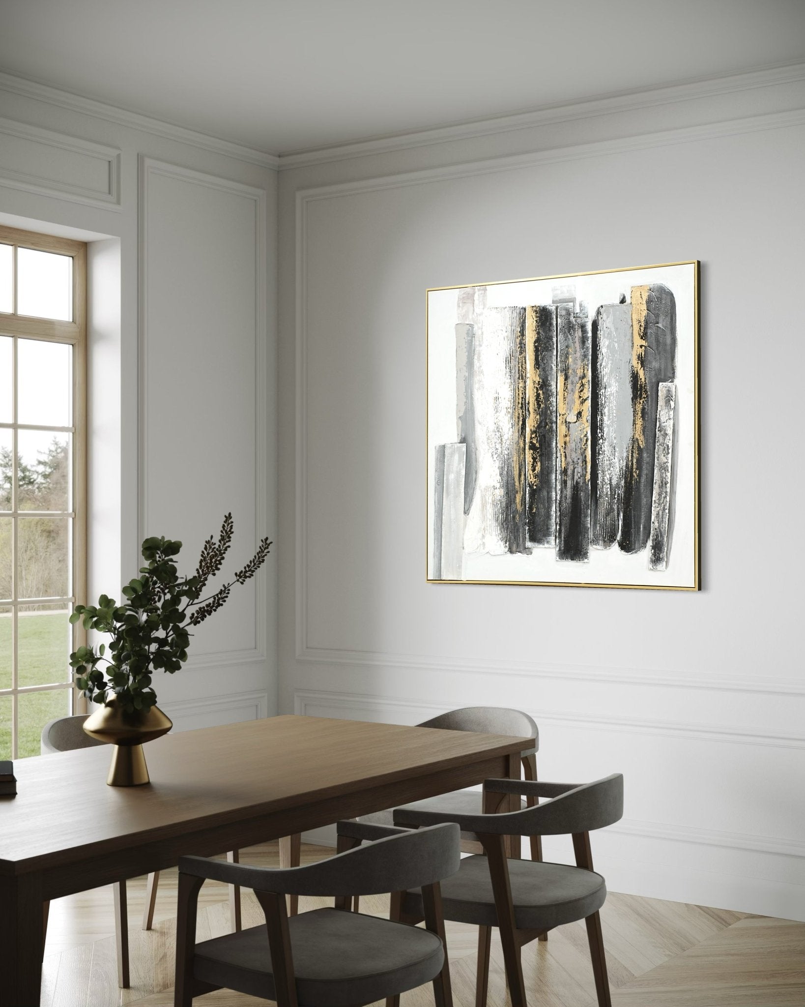 Urban Echo 102×102cm - | Bella Home Art