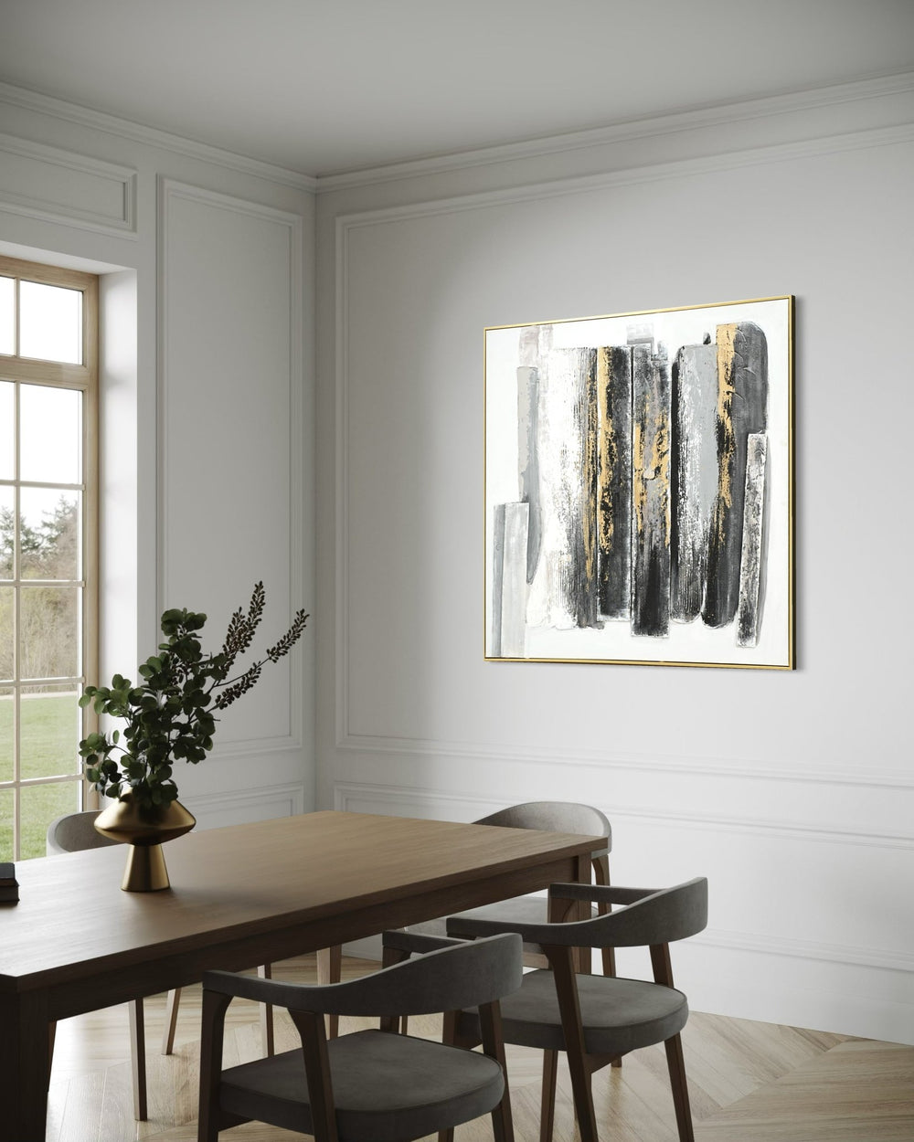 Urban Echo 102×102cm - | Bella Home Art