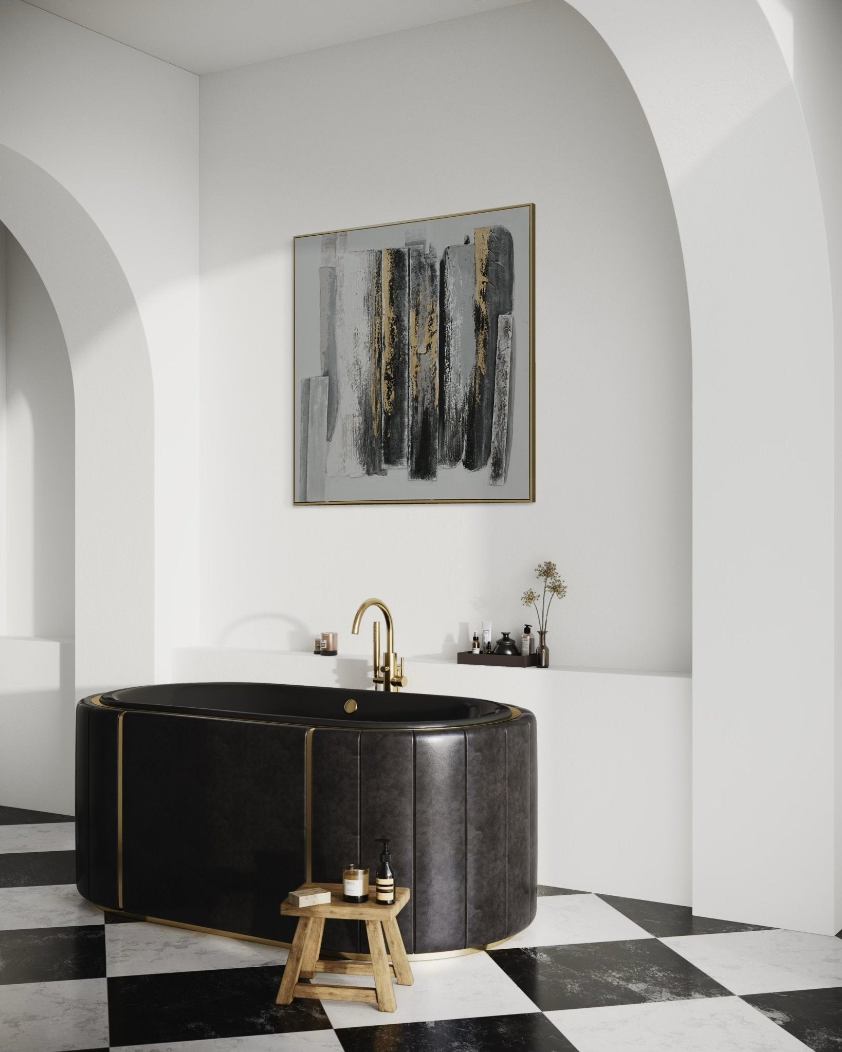 Urban Echo 102×102cm - | Bella Home Art