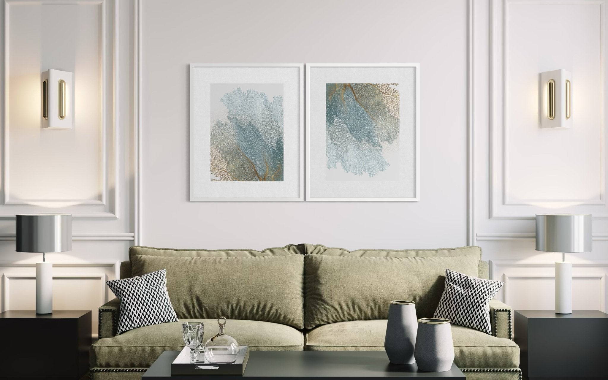 Vein of Light 82×63cm - Textured Wall Art | Bella Home Art