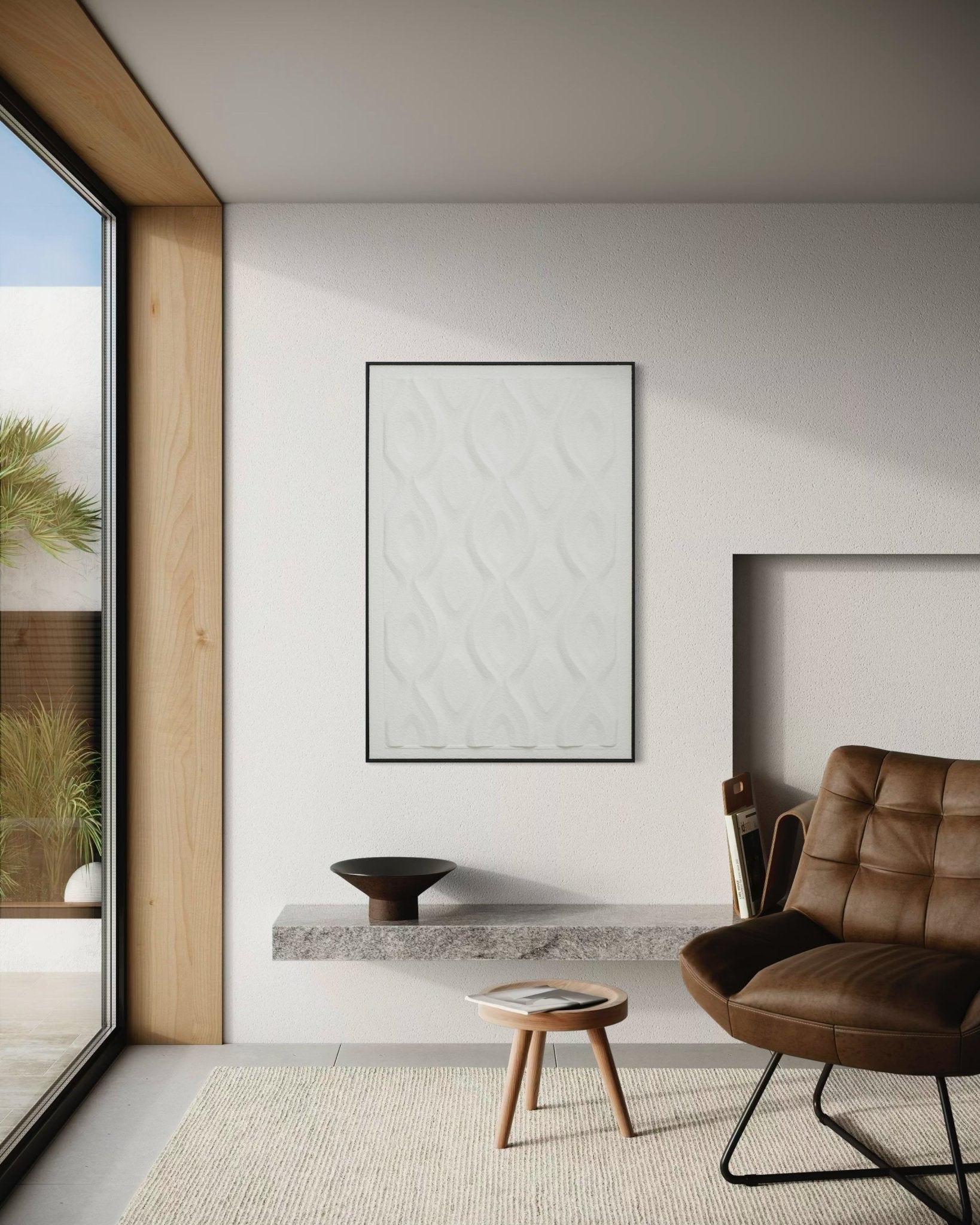 Waveform Serenity 82×122cm - | Bella Home Art