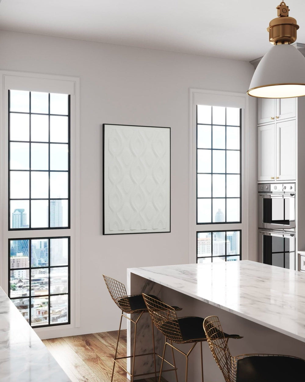 Waveform Serenity 82×122cm - | Bella Home Art