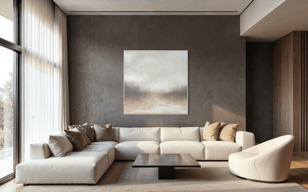 Whisper of Light 120×120 cm – artwork detail 10