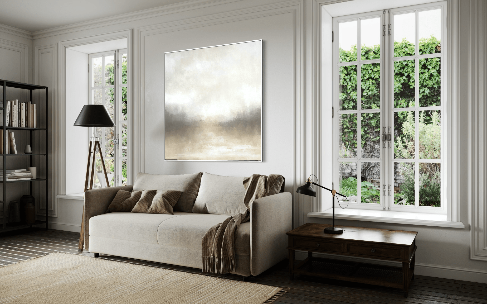 Whisper of Light 120×120 cm – artwork detail 9