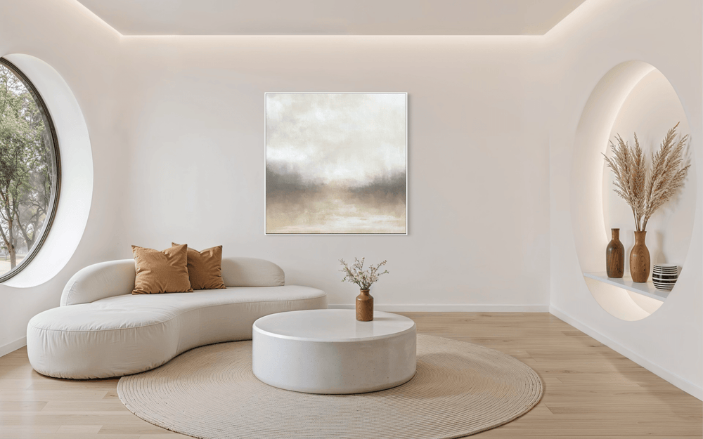 Whisper of Light 120×120 cm – artwork detail 8