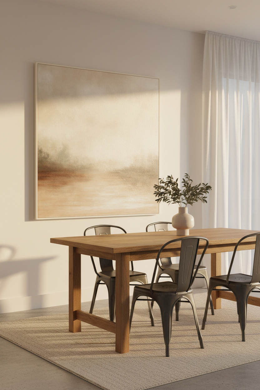 Whisper of Light 120×120 cm – artwork detail 4